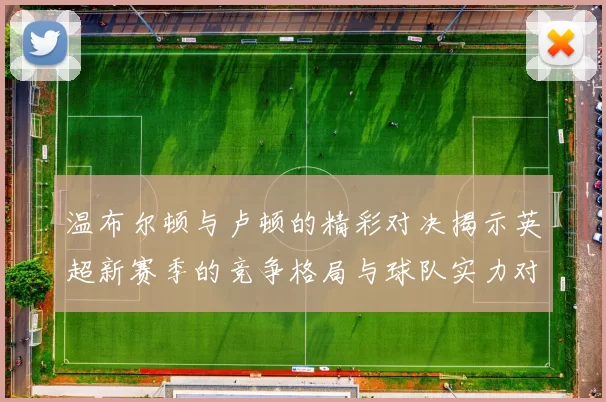 温布尔顿与卢顿的精彩对决揭示英超新赛季的竞争格局与球队实力对比